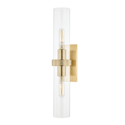 Hudson Valley Briggs Wall Sconce Antique Brass