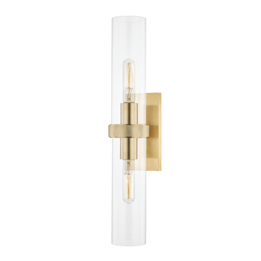 Hudson Valley Briggs Wall Sconce Antique Brass