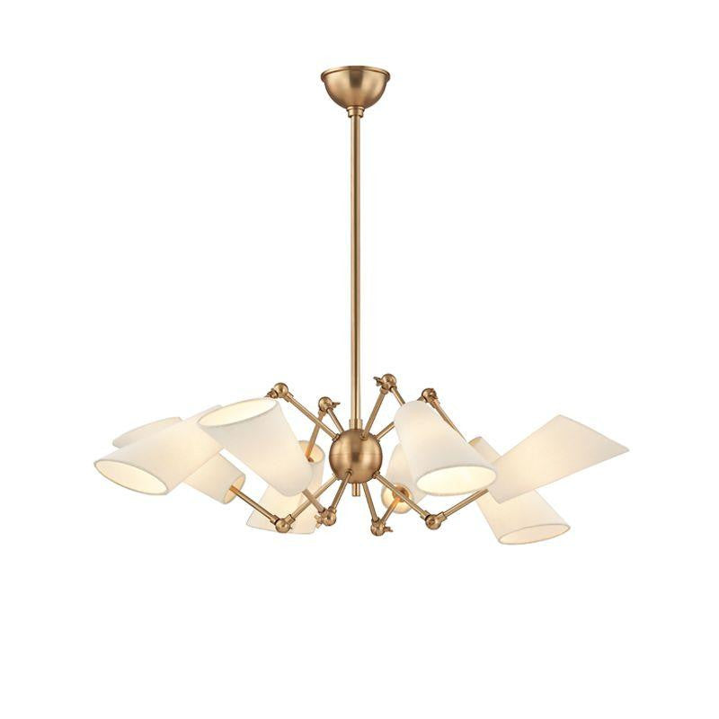 Hudson Valley Buckingham Chandelier Aged Brass