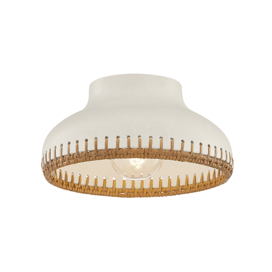 Hudson Valley Southfields Flush Mount Aged Brass