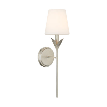Crystorama Broche 6" 1-Light Wall Sconce Antique Silver