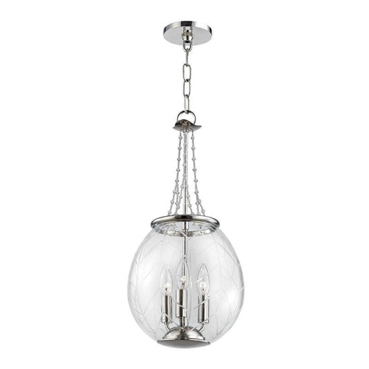 Hudson Valley Pierce Pendant Polished Nickel