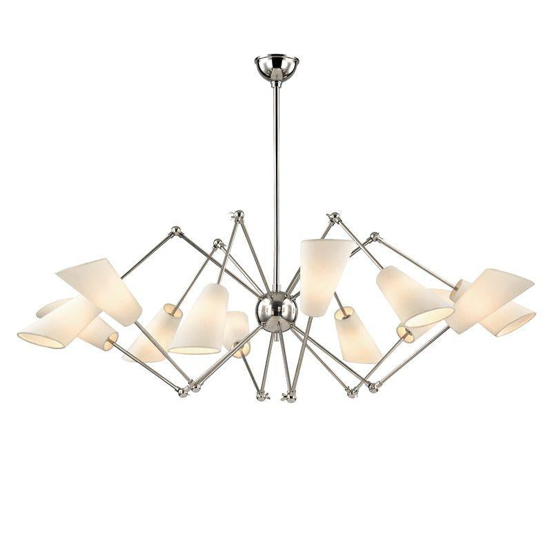 Hudson Valley Buckingham Chandelier Polished Nickel