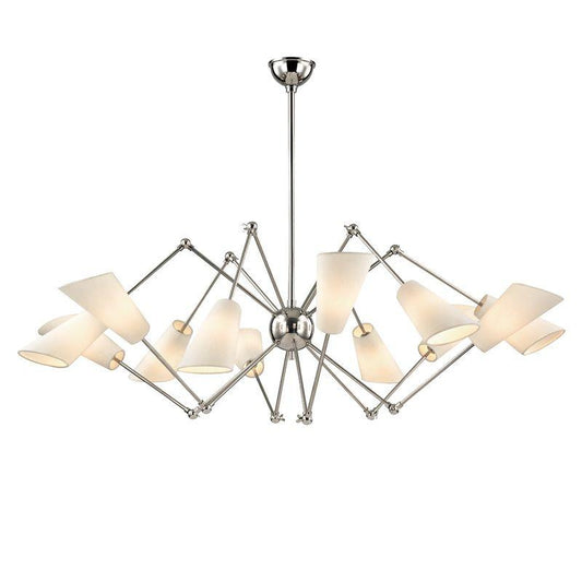 Hudson Valley Buckingham Chandelier Polished Nickel