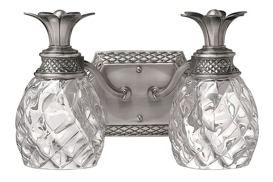 Hinkley Plantation Bath Vanity Light Polished Antique Nickel