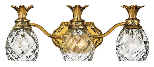 Hinkley Plantation Bath Vanity Light Burnished Brass