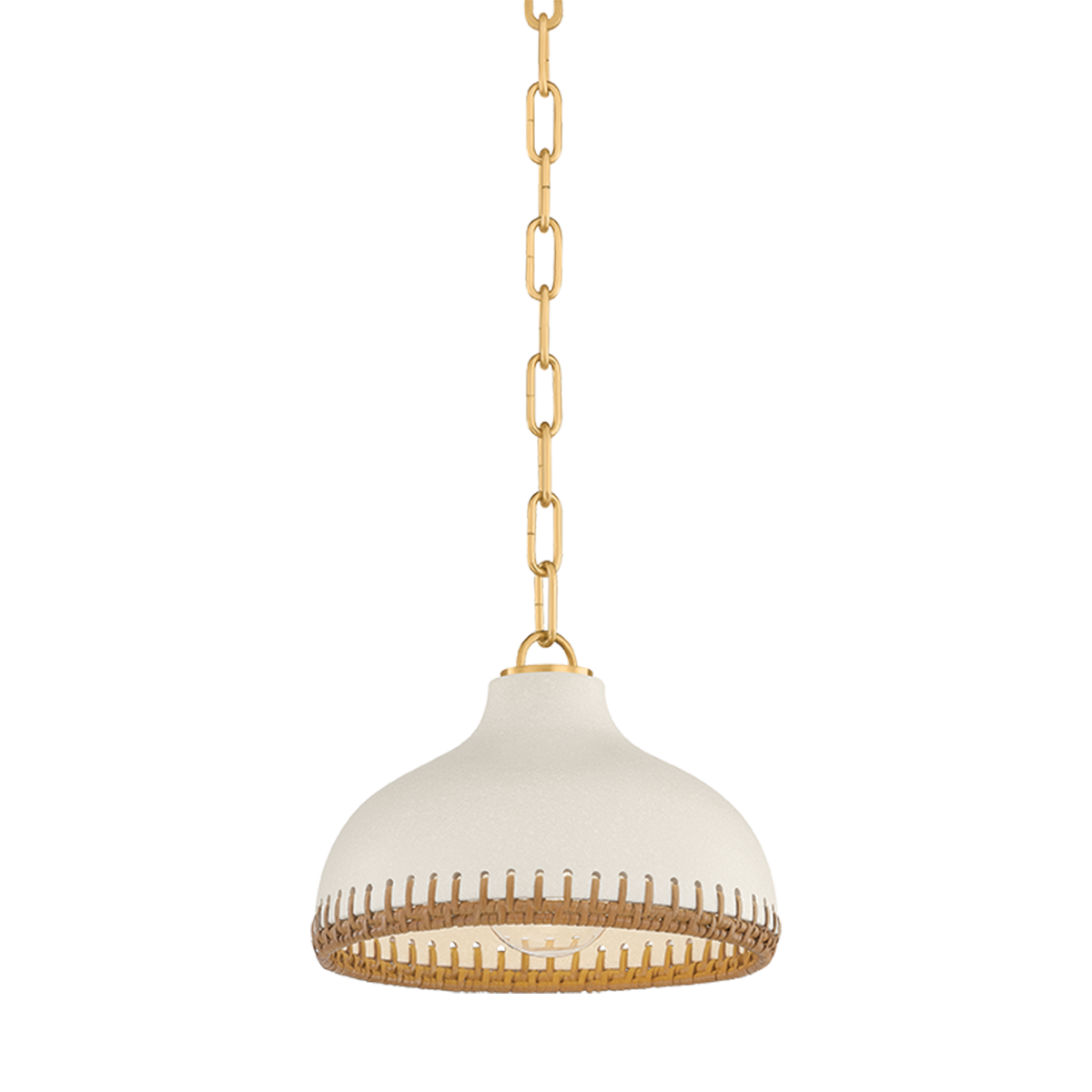 Hudson Valley Southfields 10.25" Pendant Aged Brass