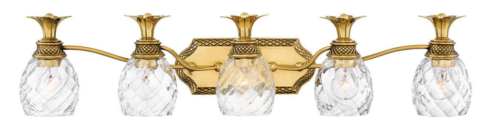 Hinkley Plantation Bath Vanity Light Burnished Brass