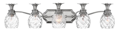 Hinkley Plantation Bath Vanity Light Polished Antique Nickel