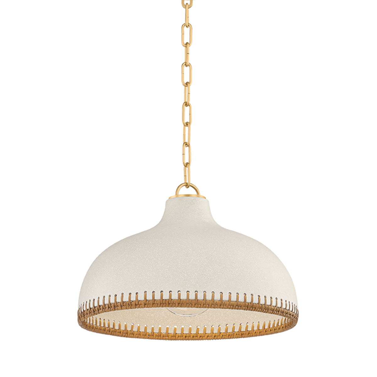 Hudson Valley Southfields 16.25" Pendant Aged Brass