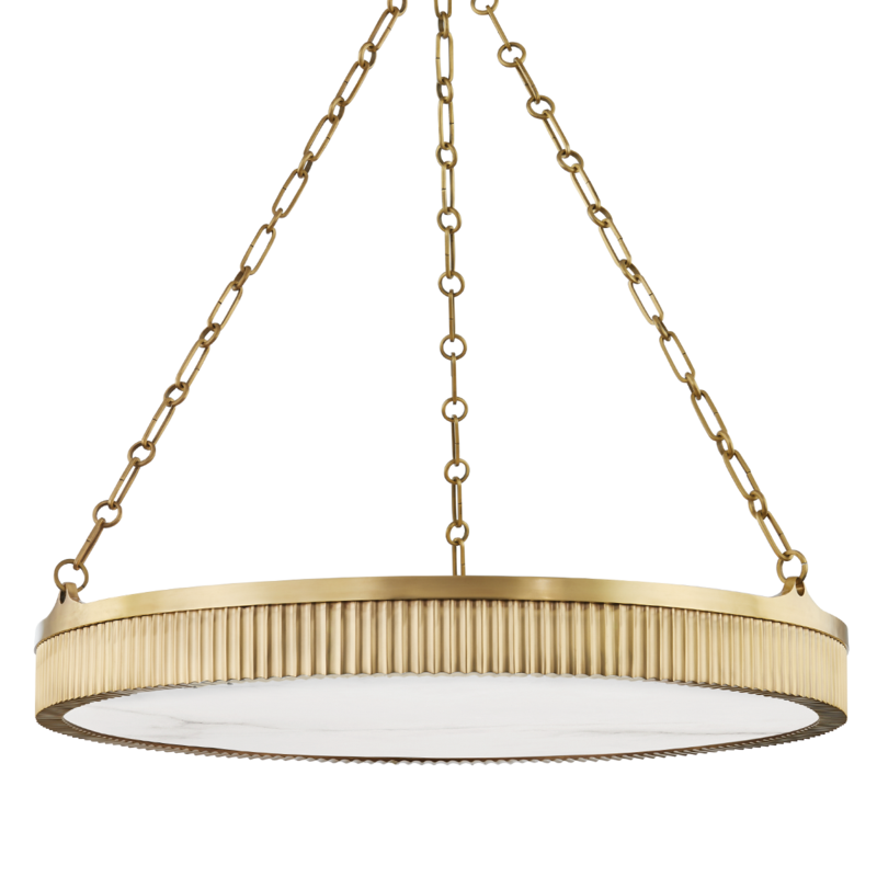 Hudson Valley Lynden Pendant Aged Brass