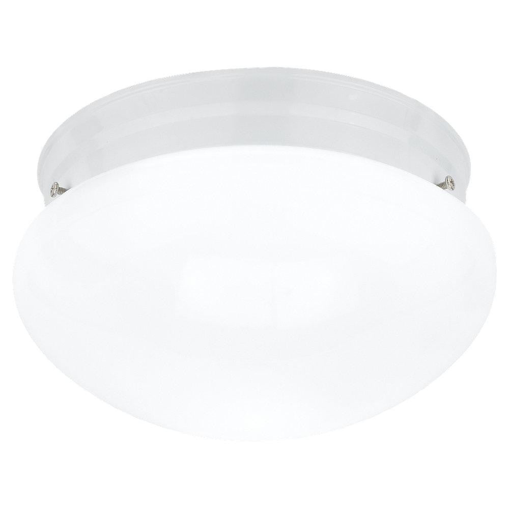 Generation Lighting Webster One Light Ceiling Flush Mount White