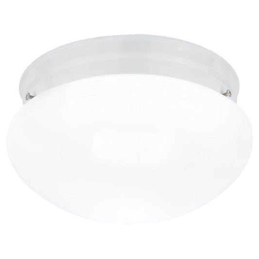 Generation Lighting Webster One Light Ceiling Flush Mount White