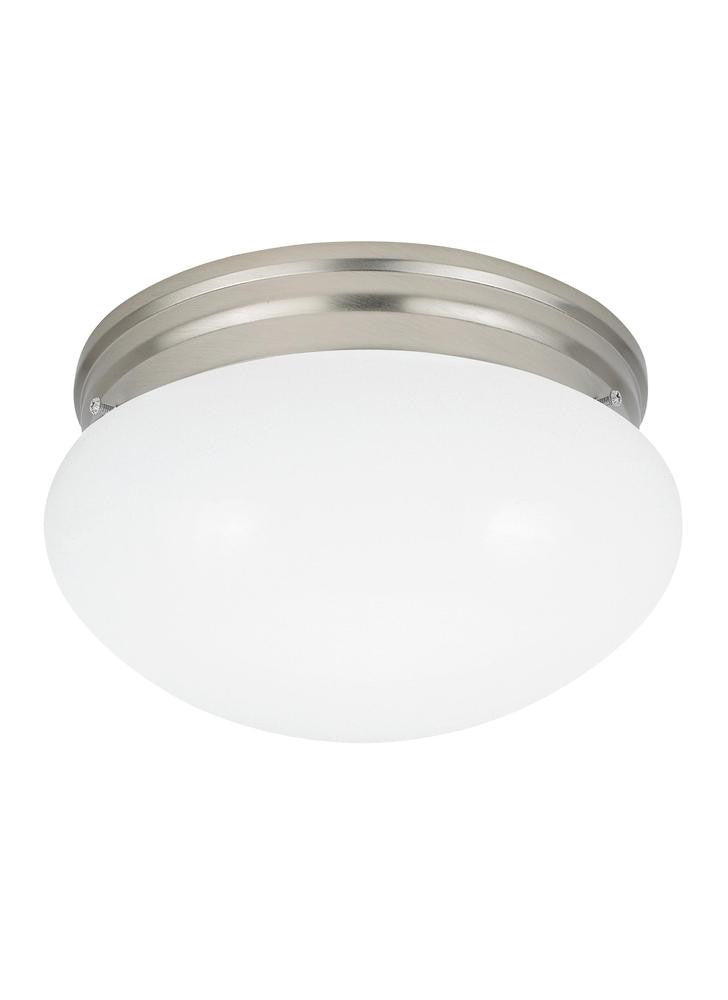 Generation Lighting Webster One Light Ceiling Flush Mount Brushed Nickel