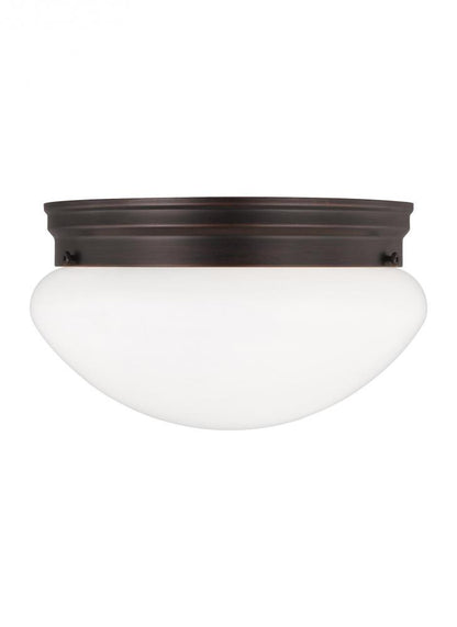Generation Lighting Webster Two Light Ceiling Flush Mount Bronze