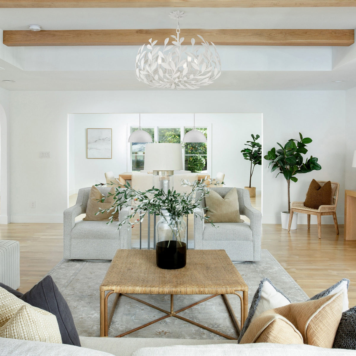 Broche 6-Light Vine Chandelier