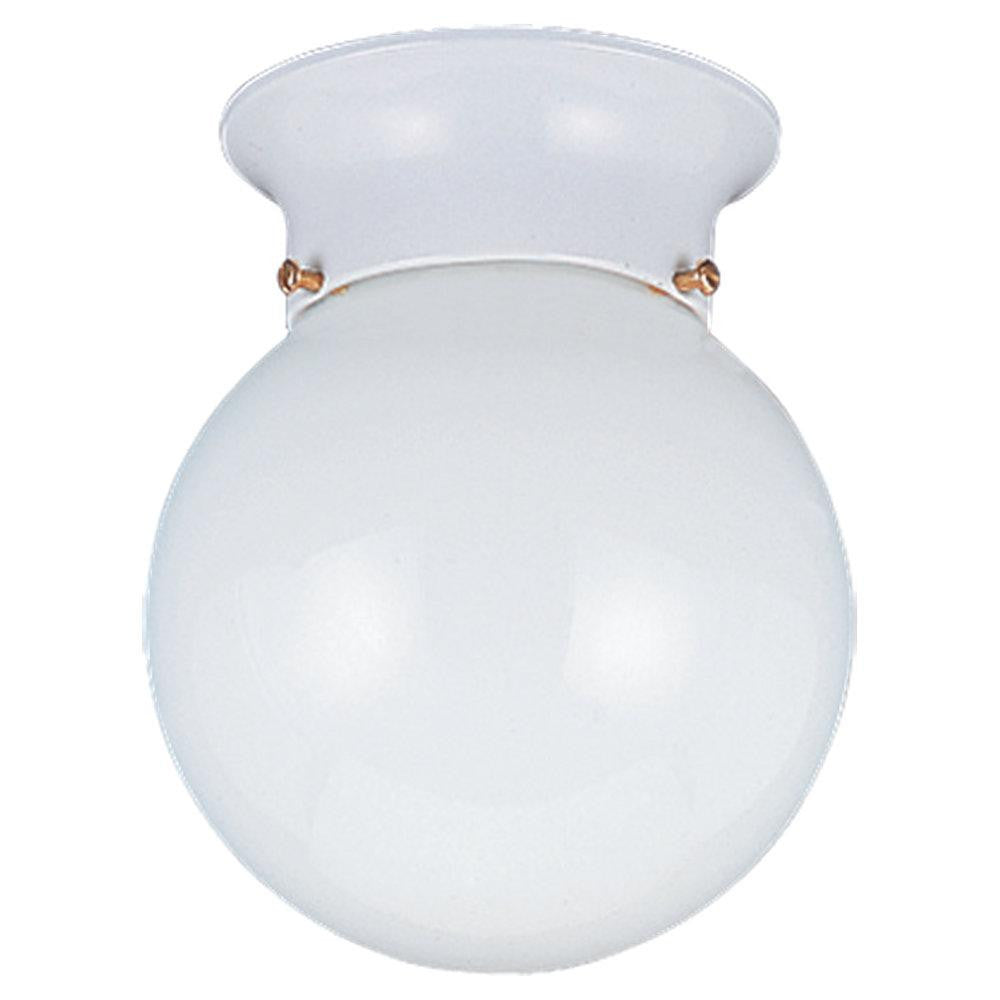 Generation Lighting Tomkin One Light Ceiling Flush Mount White