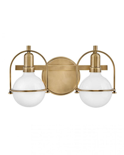 Hinkley Somerset Bath Vanity Light Brass, Steel, Heritage Brass
