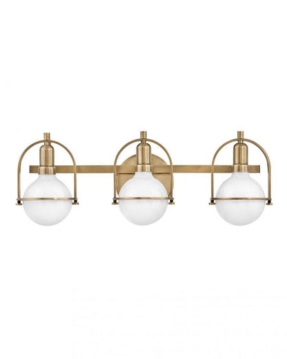 Hinkley Somerset Bath Vanity Light Brass, Steel, Heritage Brass