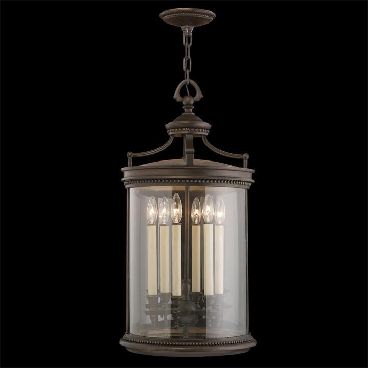 Fine Art Handcrafted Lighting Louvre Outdoor Lantern Bronze