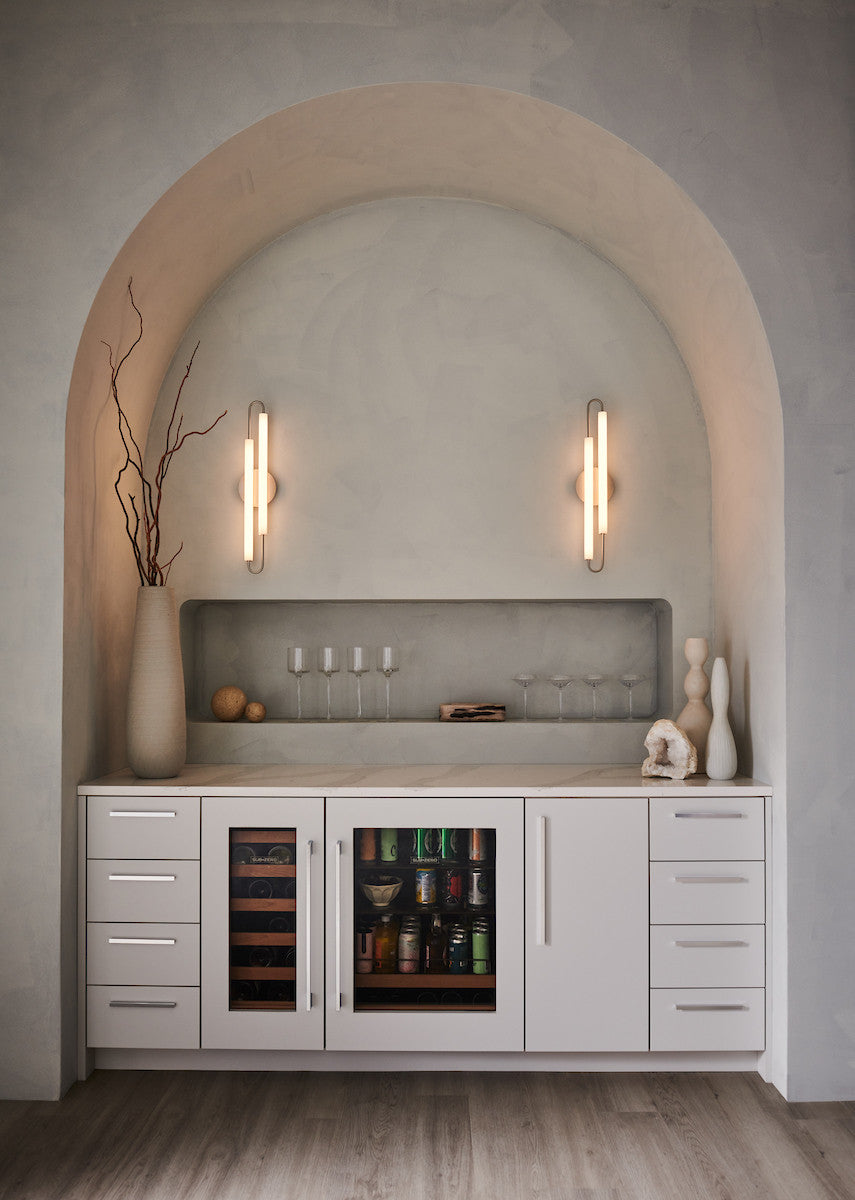 Hinkley Eos Medium LED Vanity Light Chrome, Steel