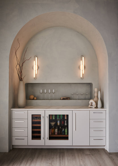 Hinkley Eos Medium LED Vanity Light Chrome, Steel