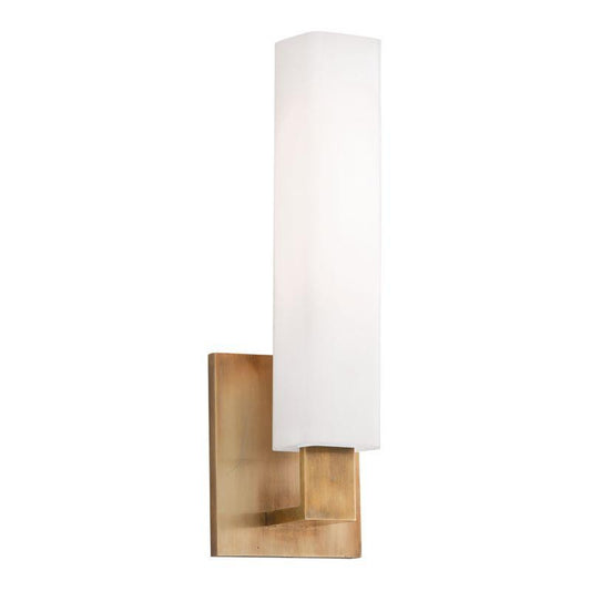 Hudson Valley Livingston Bathroom Wall Sconce Antique Brass