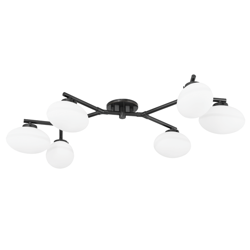 Hudson Valley Wagner Semi-Flush Mount Old Bronze