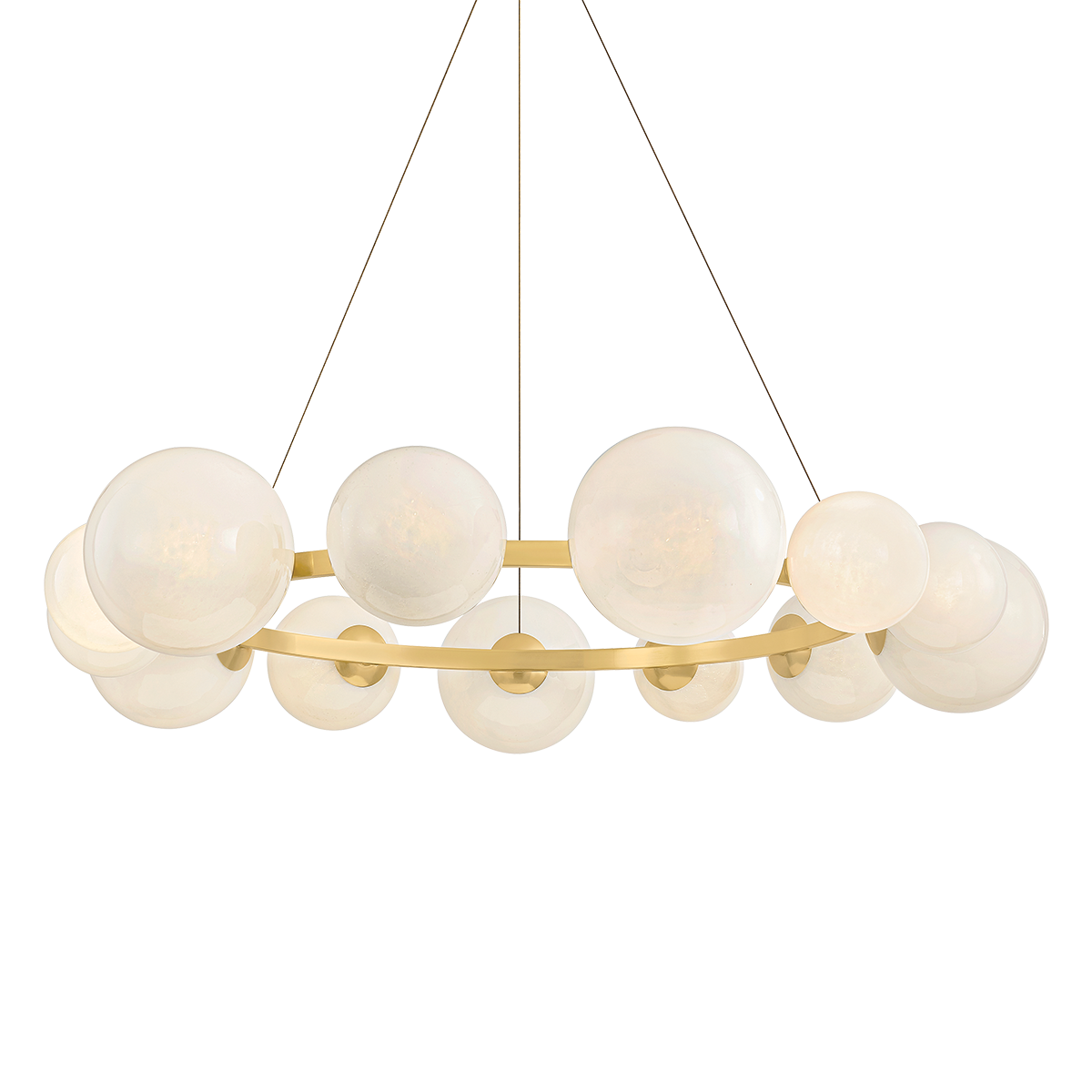 Hudson Valley Pacama 13-Light Chandelier Aged Brass