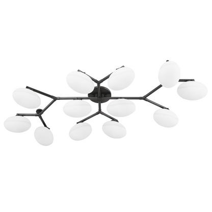 Hudson Valley Wagner Semi-Flush Mount Old Bronze