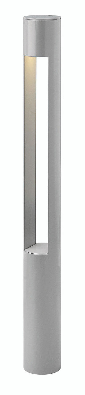 Hinkley Atlantis LED Outdoor Landscape Bollard Light Titanium