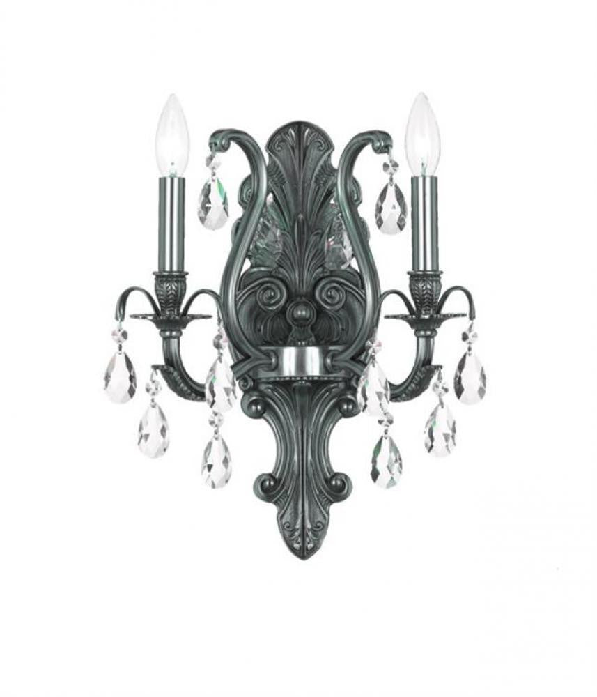 Crystorama Dawson Wall Sconce Pewter