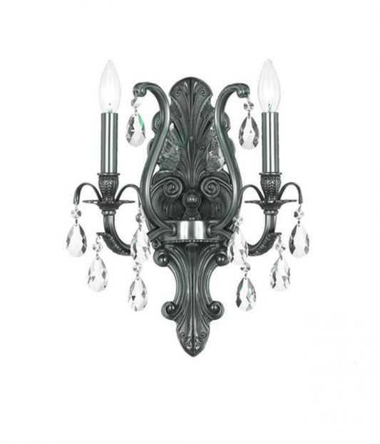 Crystorama Dawson Wall Sconce Pewter