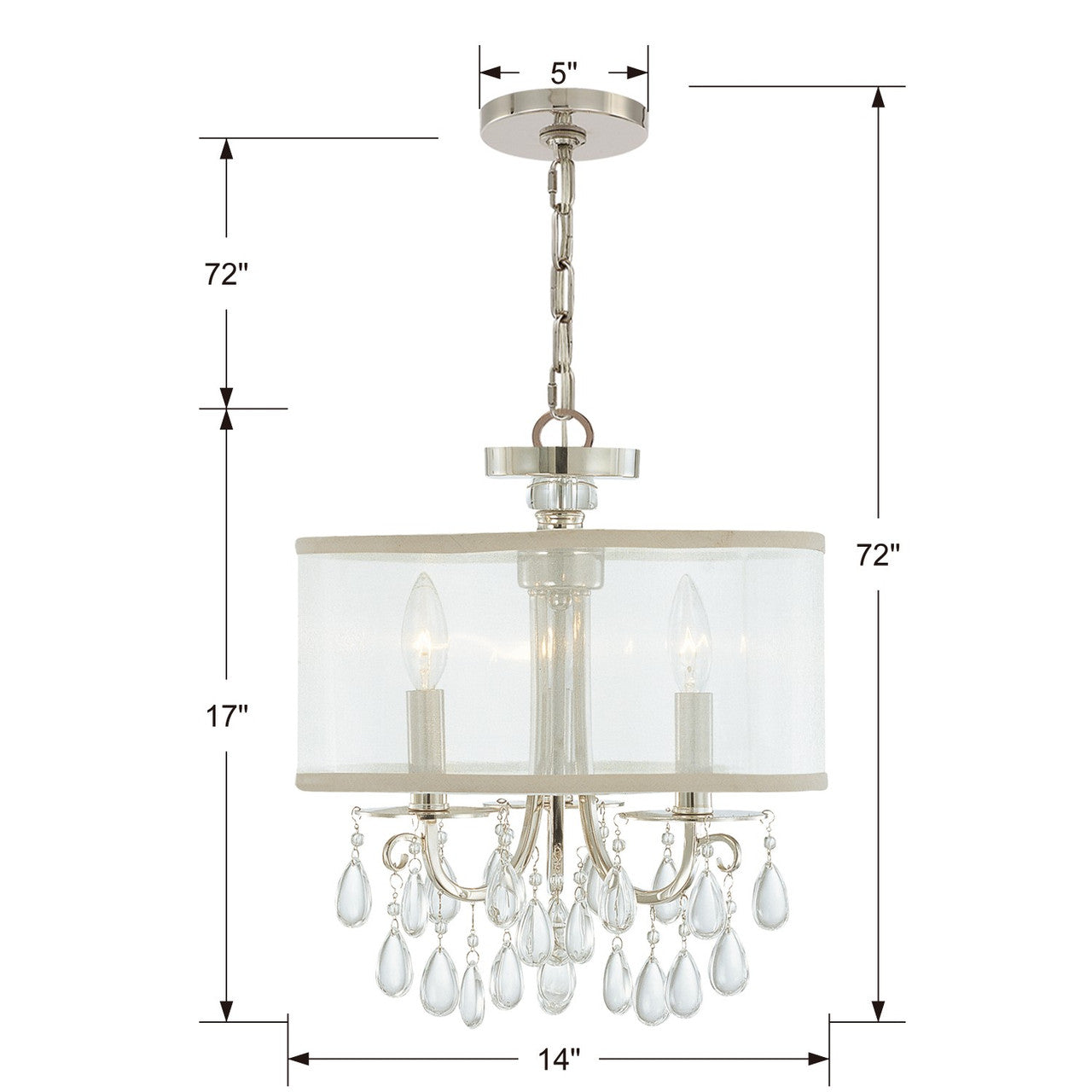 Mini Chandeliers-Crystorama-5623