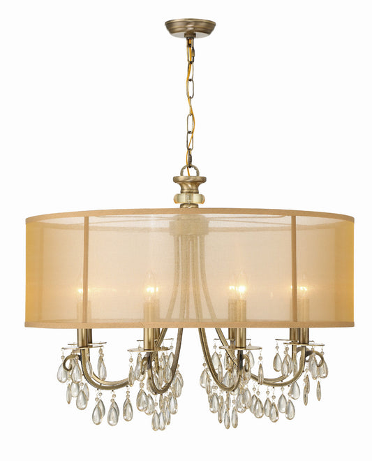 Crystorama Hampton Chandelier Polished Chrome