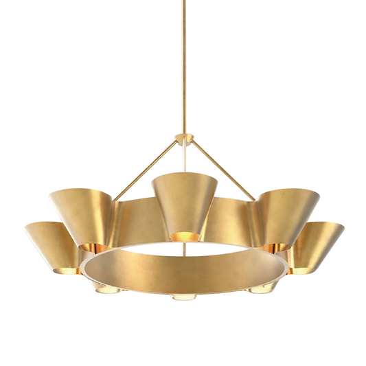 Hudson Valley Reeve Chandelier Gold