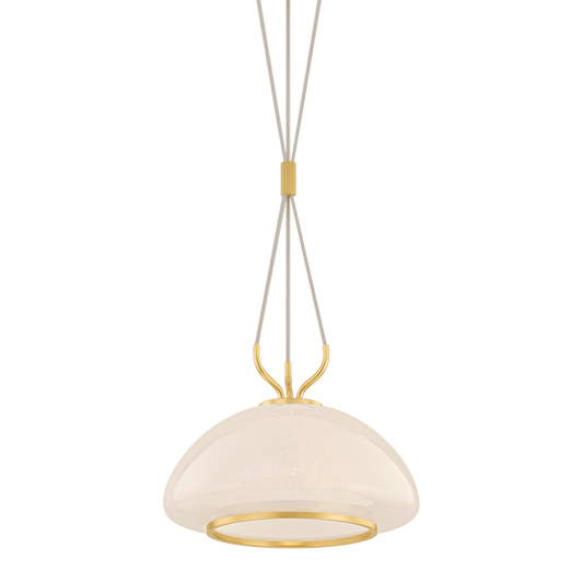 Hudson Valley Baudette 14.25" Pendant Aged Brass