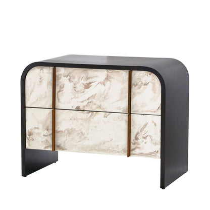 Arteriors Home Moira Side Table Black