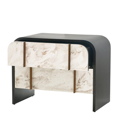Arteriors Home Moira Side Table Black