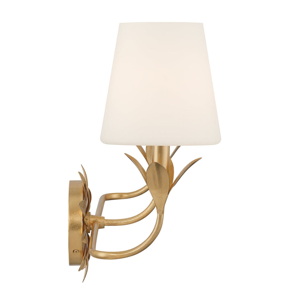 Crystorama Broche 25" 3-Light Bathroom Vanity Antique Gold