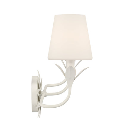 Crystorama Broche 25" 3-Light Bathroom Vanity Matte White