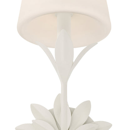 Crystorama Broche 25" 3-Light Bathroom Vanity Matte White