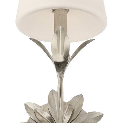 Crystorama Broche 25" 3-Light Bathroom Vanity Antique Silver