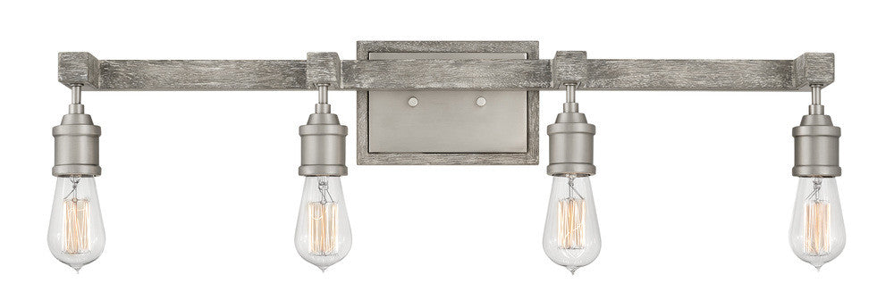 Hinkley Denton Bath Vanity Light Pewter