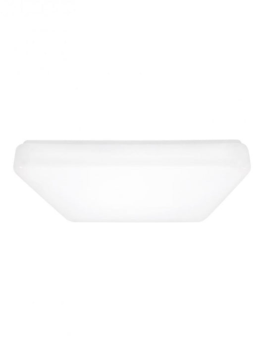Generation Lighting Vitus Large LED Square Ceiling Flush Mount White
