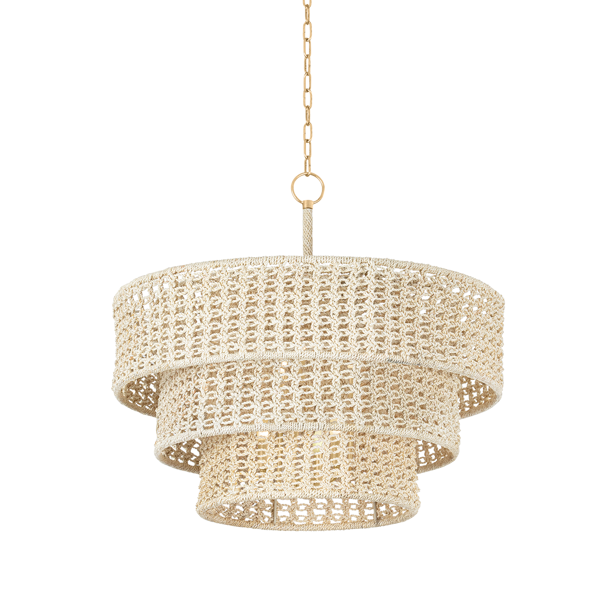 Hudson Valley Yorkhill 6-Light Pendant Vintage Gold Leaf