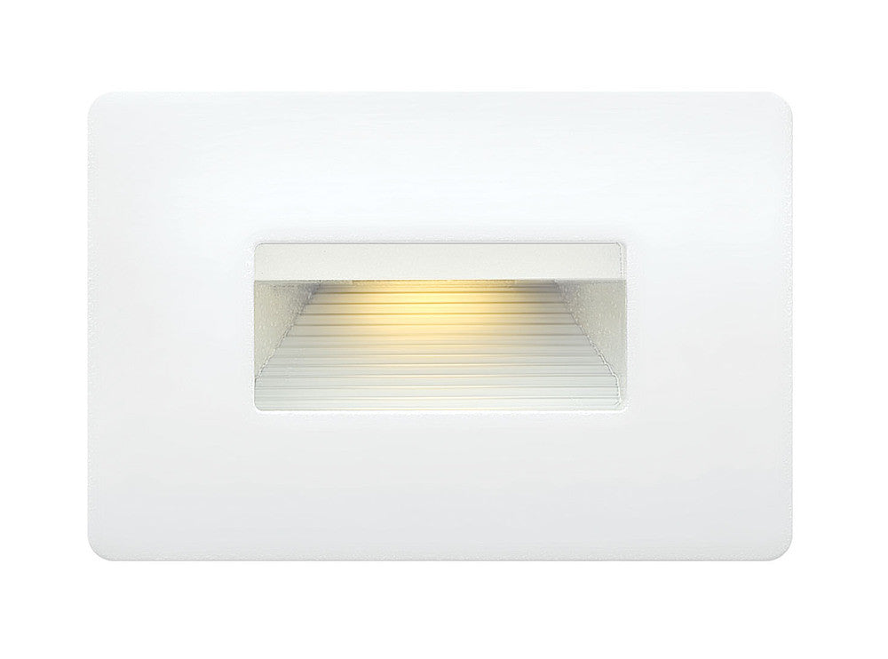 Hinkley Luna Outdoor Landscape Step Light Satin White