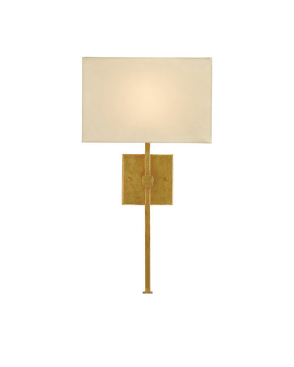 Ashdown Gold Wall Sconce Currey and Company 5900-0005