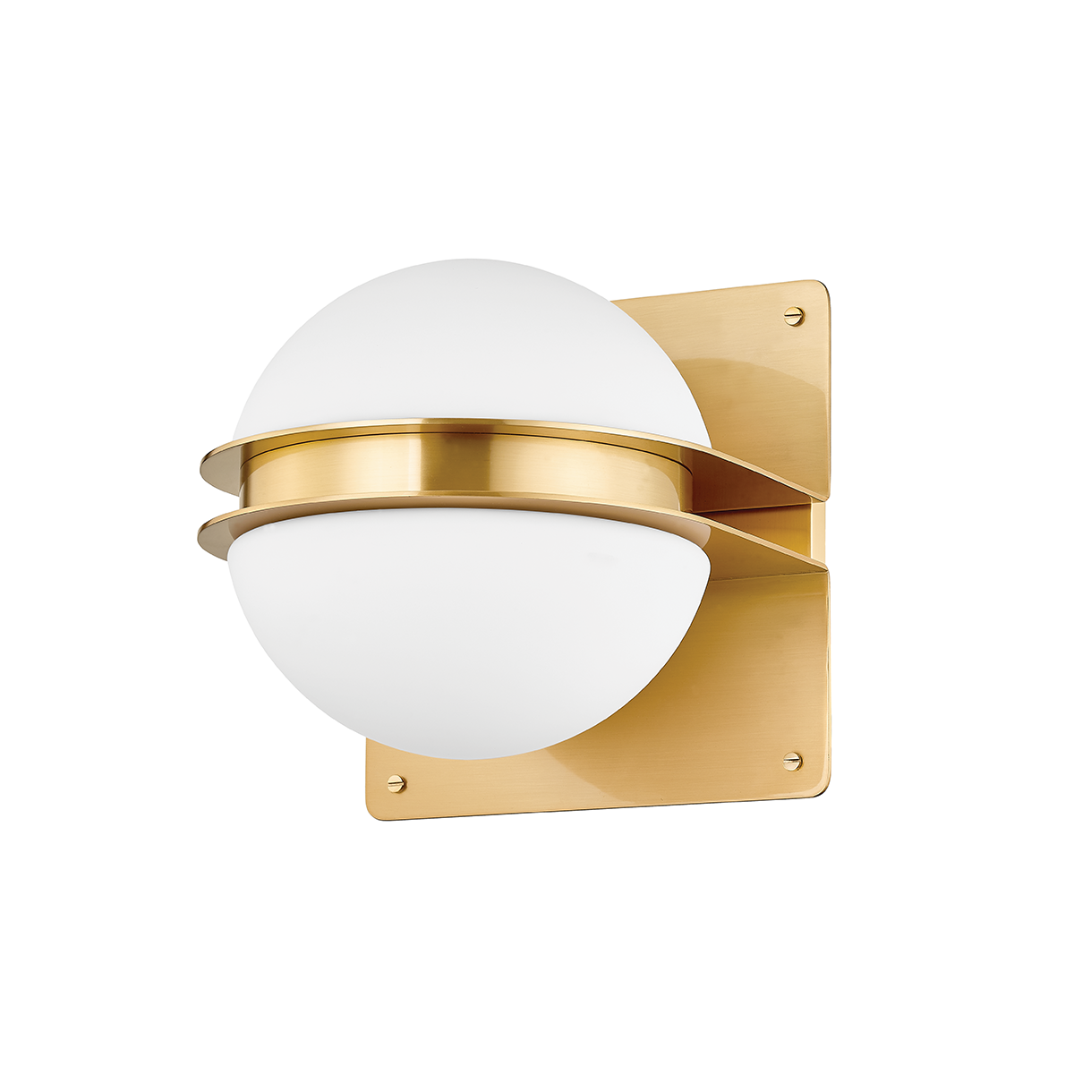 Hudson Valley Rudolf Wall Sconce Aged Brass