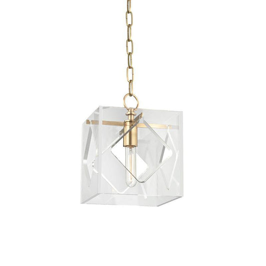 Hudson Valley Travis Pendant Aged Brass